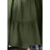 Tea Green Pleated Hakama Pants Skirt