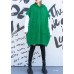 For Spring green sweaters trendy plus size hooded pockets tops