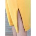 Autumn new temperament yellow high collar long-sleeved sweater suit skirt two-piece